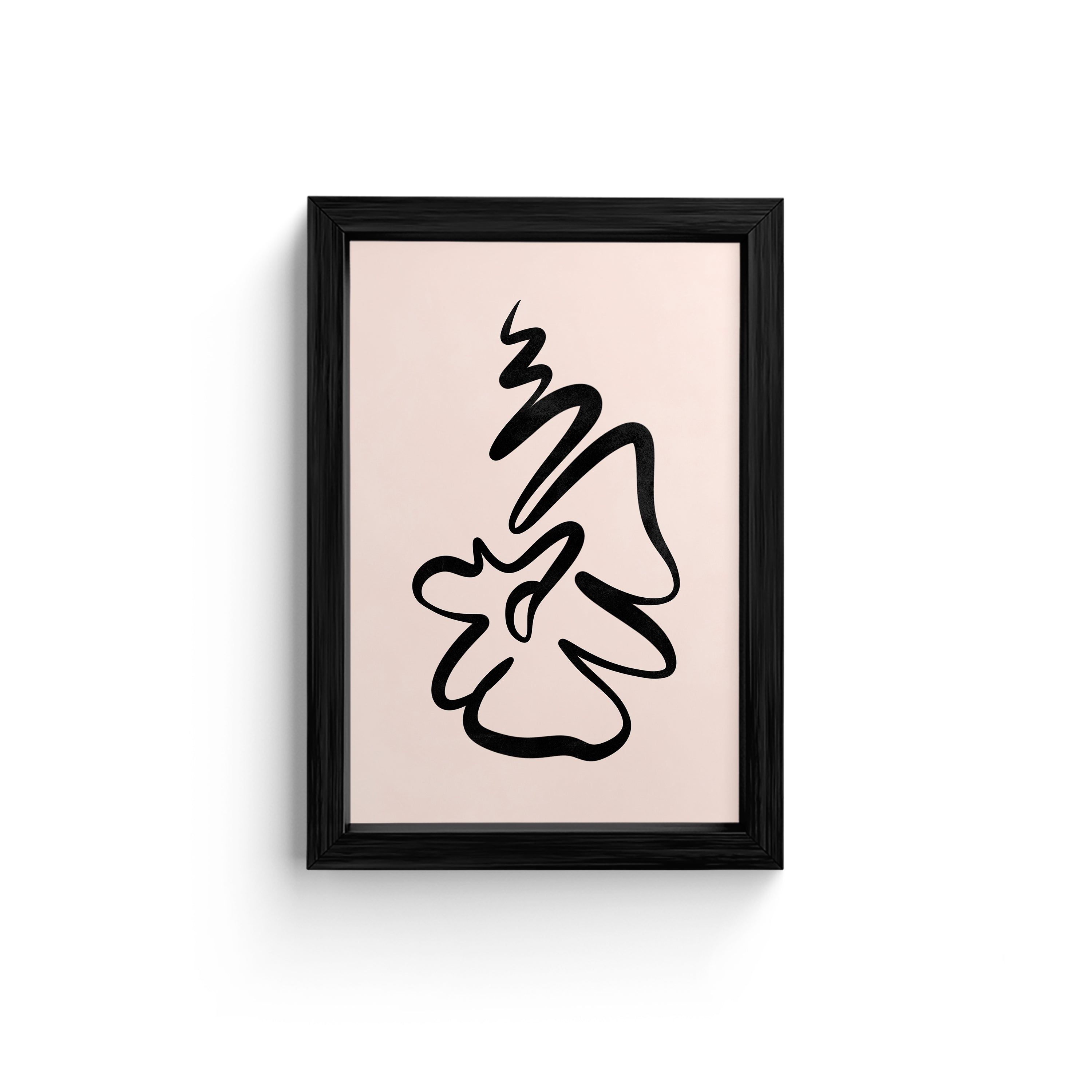 Monochrome Abstract Framed Wall Art