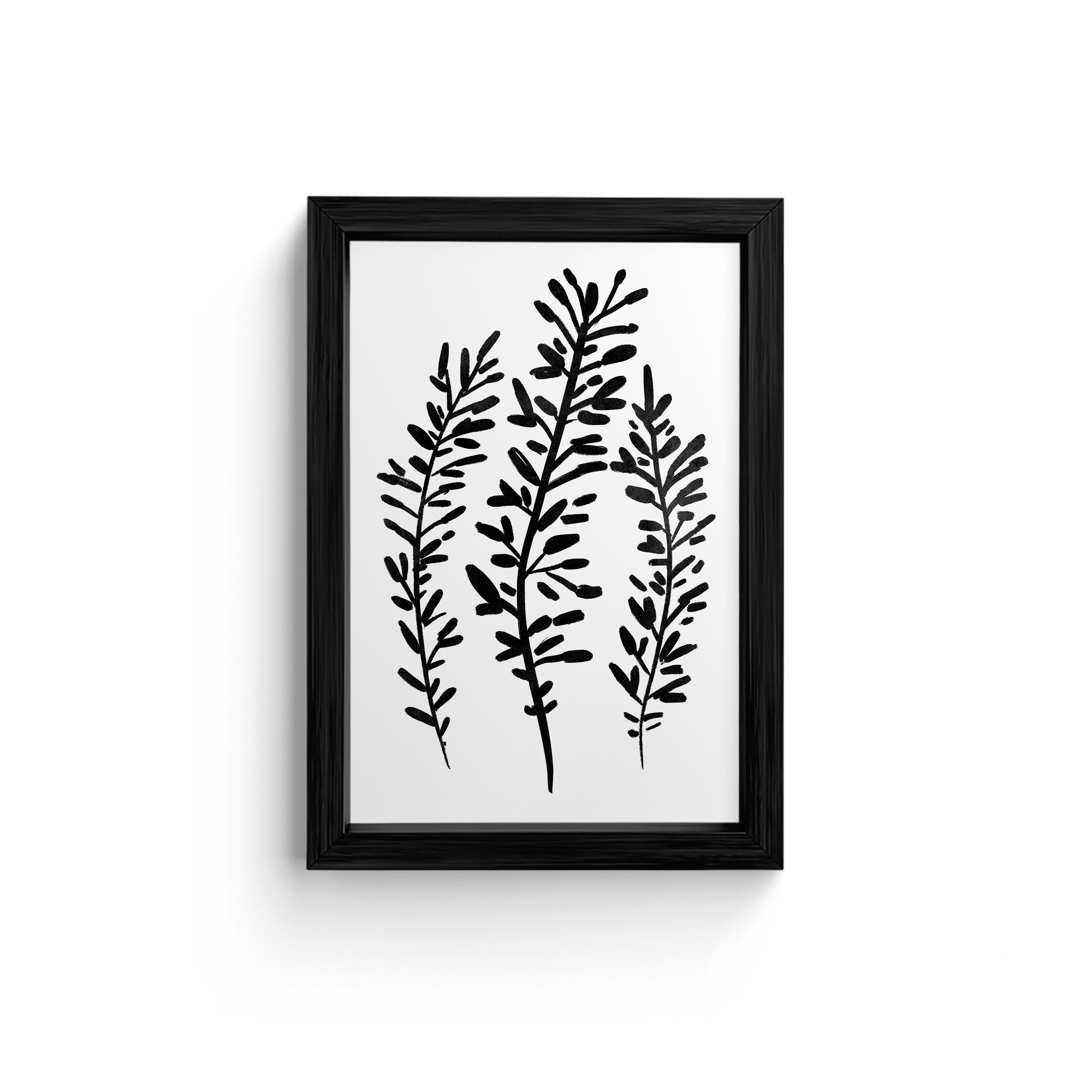 Whispering Ferns Framed Wall Print