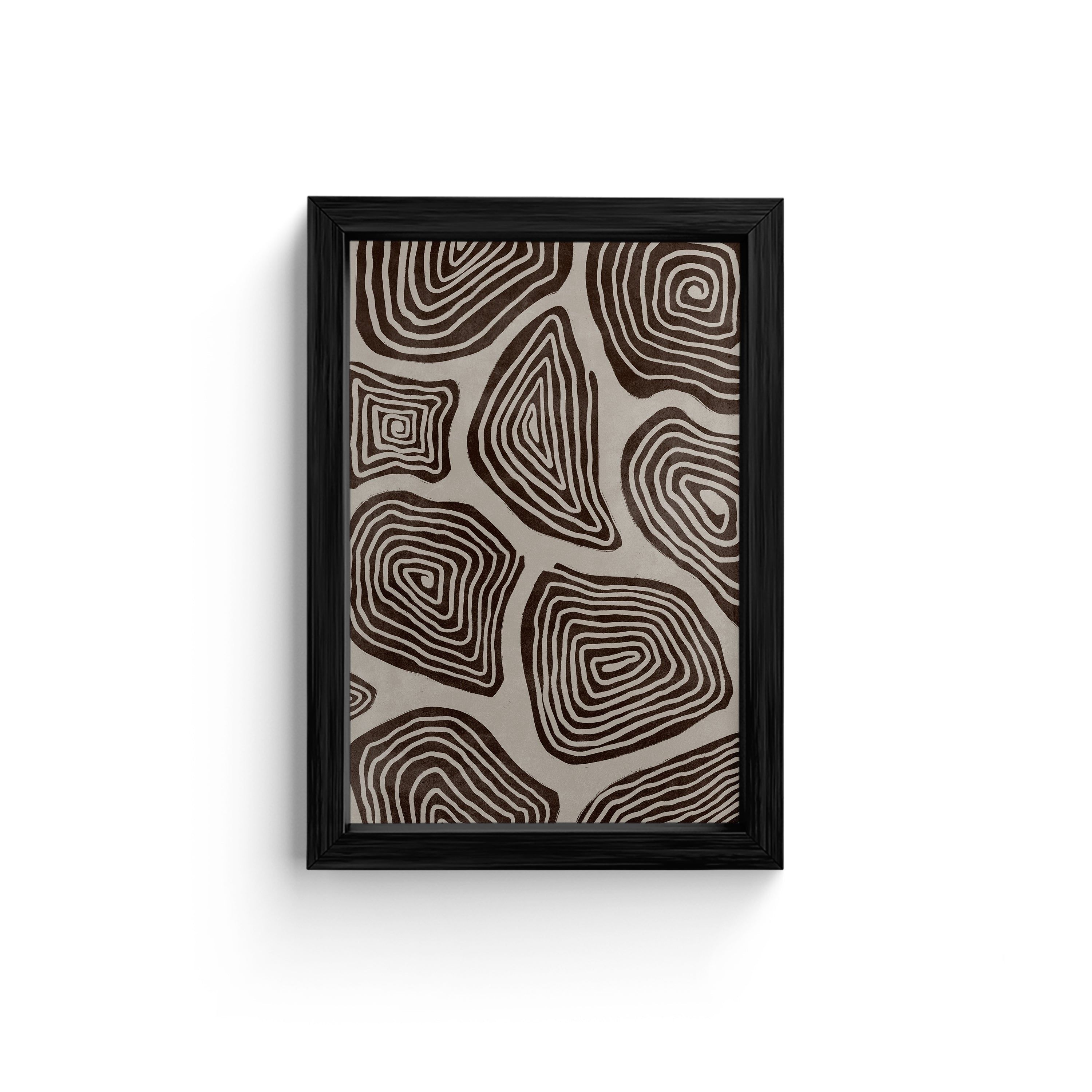 Framed Painting Wall Art in Black and White