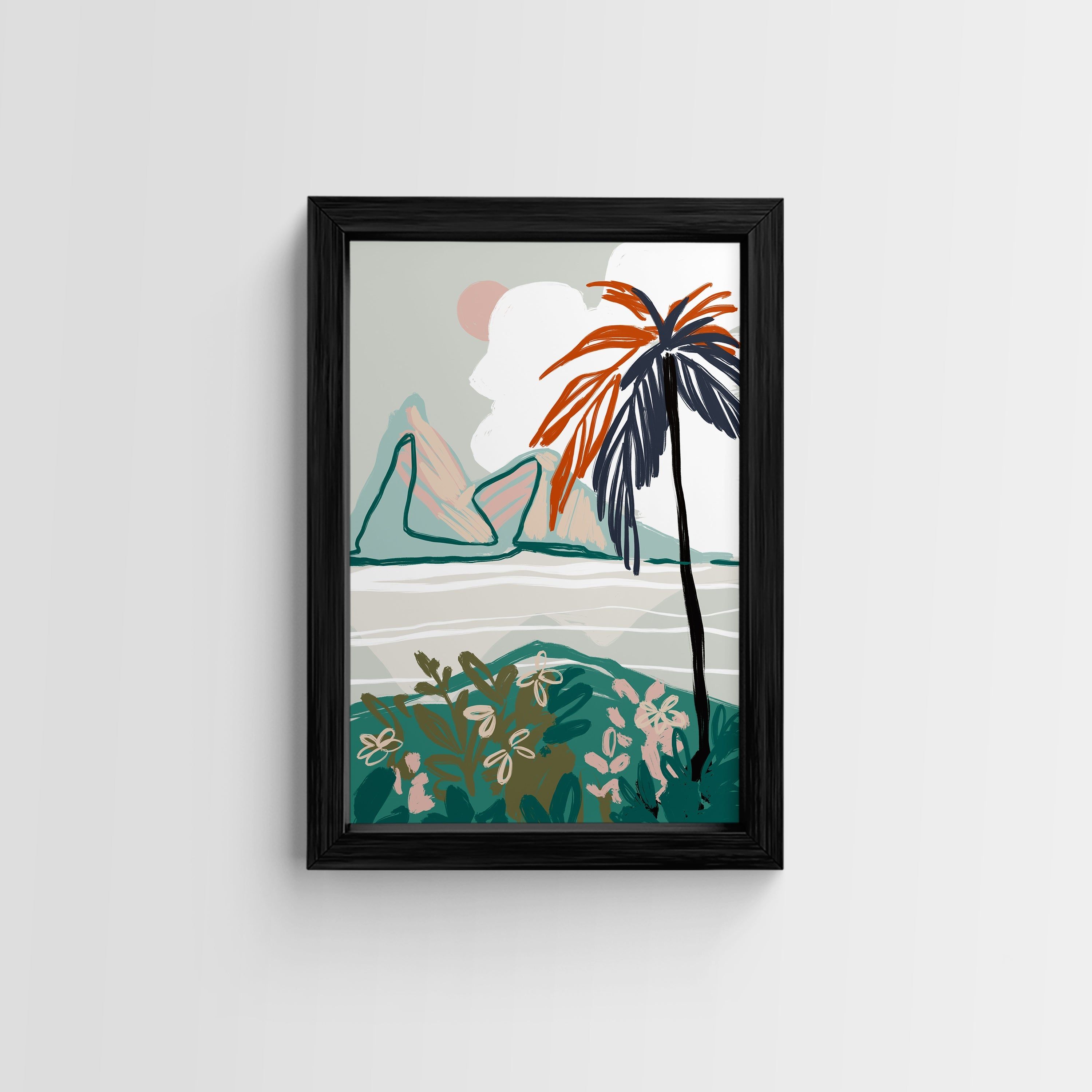 Landscape Sea Abstract Wall Painting